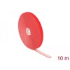 Taśma rzepowa na rolce 10 m x 13 mm kolor czerwony Delock 18720