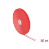 Taśma rzepowa na rolce 10 m x 13 mm kolor czerwony Delock 18720