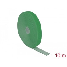 Taśma rzepowa na rolce 10 m x 20 mm kolor zielony Delock 18732