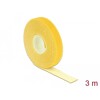 Taśma rzepowa na rolce 3 m x 13 mm kolor żółty Delock 18734