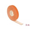 Taśma rzepowa na rolce 3 m x 13 mm kolor pomarańczowy Delock 18742
