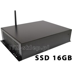 Komputer przemysłowy Atom D525 2GB 2xRS-232 1xLPT WiFi SSD 16GB C01-I525-SD16-P-W