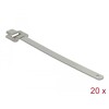 Zaciski kablowe ze stali nierdzewnej 150 x 10 mm 20 sztuk Delock 18762