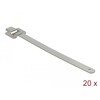 Zaciski kablowe ze stali nierdzewnej 150 x 10 mm 20 sztuk Delock 18762