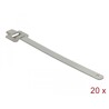 Zaciski kablowe ze stali nierdzewnej 150 x 10 mm 20 sztuk Delock 18762