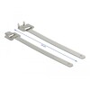 Zaciski kablowe ze stali nierdzewnej 150 x 10 mm 20 sztuk Delock 18762