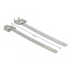 Zaciski kablowe ze stali nierdzewnej 150 x 10 mm 20 sztuk Delock 18762
