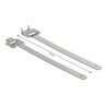 Zaciski kablowe ze stali nierdzewnej 150 x 10 mm 20 sztuk Delock 18762