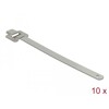 Zaciski kablowe ze stali nierdzewnej 250 x 10 mm 10 sztuk Delock 18763