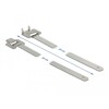 Zaciski kablowe ze stali nierdzewnej 250 x 10 mm 10 sztuk Delock 18763