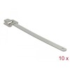 Zaciski kablowe ze stali nierdzewnej 400 x 10 mm 10 sztuk Delock 18764
