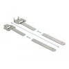 Zaciski kablowe ze stali nierdzewnej 400 x 10 mm 10 sztuk Delock 18764