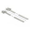 Zaciski kablowe ze stali nierdzewnej 400 x 10 mm 10 sztuk Delock 18764