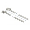 Zaciski kablowe ze stali nierdzewnej 600 x 10 mm 10 sztuk Delock 18765