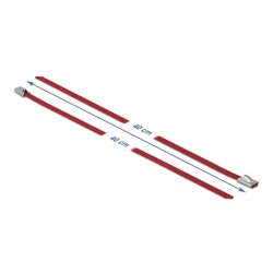 Linki stalowe nierdzewne 400 x 4,6 mm 10 sztuk Delock 18779 Linki stalowe nierdzewne 400 x 4,6 mm 10 sztuk Delock 18779