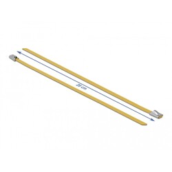 Linki stalowe żółte 200 x 4,6 mm 10 sztuk Delock 18785