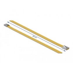 Linki stalowe żółte 200 x 7,9 mm 10 sztuk Delock 18789