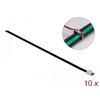 Linki stalowe czarne 200 x 4,6 mm 10 sztuk Delock 18809