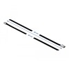Linki stalowe czarne 400 x 4,6 mm 10 sztuk Delock 18811