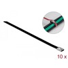 Linki stalowe czarne 200 x 7,9 mm 10 sztuk Delock 18813