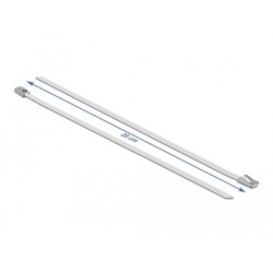 Linki stalowe białe 200 x 4,6 mm 10 sztuk Delock 18817