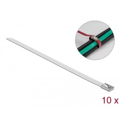 Linki stalowe białe 200 x 7,9 mm 10 sztuk Delock 18821