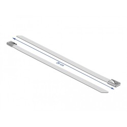 Linki stalowe białe 200 x 7,9 mm 10 sztuk Delock 18821