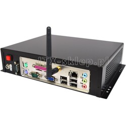 Komputer przemysłowy Atom D525 2GB 2xRS-232 1xLPT WiFi SSD 64GB C01-I525-SD64-P-W