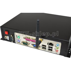 Komputer przemysłowy Atom D525 2GB 2xRS-232 1xLPT WiFi SSD 64GB C01-I525-SD64-P-W