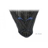 Koszulka pleciona rozciągana 2 m x 16 mm czarna Delock 18854