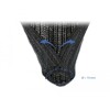 Koszulka pleciona rozciągana 2 m x 19 mm czarna Delock 18855