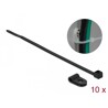 Zacisk kablowy 20 x 3,2 mm z opaską 100 x 2,5 mm czarny Delock 18860