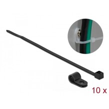 Zacisk kablowy 20 x 4,8 mm z opaską 150 x 2,5 mm czarny Delock 18862