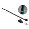 Zacisk kablowy 20 x 4,8 mm z opaską 150 x 2,5 mm czarny Delock 18862