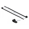 Zacisk kablowy 20 x 4,8 mm z opaską 150 x 2,5 mm czarny Delock 18862