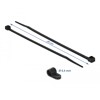 Zacisk kablowy 20 x 6,4 mm z opaską 200 x 3,6 mm czarny Delock 18864