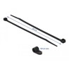 Zacisk kablowy 20 x 6,4 mm z opaską 200 x 3,6 mm czarny Delock 18864