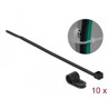 Zacisk kablowy 20 x 7,9 mm z opaską 250 x 3,6 mm czarny Delock 18866