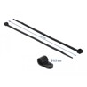 Zacisk kablowy 20 x 9,5 mm z opaską 200 x 4,8 mm czarny Delock 18868