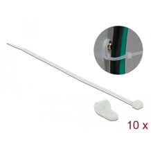 Zacisk kablowy 20 x 12,7 mm z opaską 300 x 4,8 mm biały Delock 18869