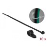 Zacisk kablowy 20 x 15,8 mm z opaską 350 x 4,8 mm czarny Delock 18872