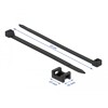 Zacisk kablowy montowany śrubą 23 x 16 mm z opaską 150 x 7,2 mm czarny Delock 18886