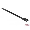 Opaska kablowa z podwójną zapadką 1000 x 9 mm czarna 10 szt. Delock 18891