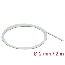 Rękaw z włókna szklanego 2 m x 2 mm biały Delock 18900
