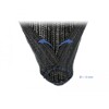 Koszulka pleciona rozciągana 5 m x 13 mm czarna Delock 18909