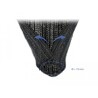 Koszulka pleciona rozciągana 5 m x 19 mm czarna Delock 18919