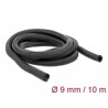 Koszulka pleciona rozciągana 10 m x 9 mm czarna Delock 18921