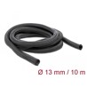 Koszulka pleciona rozciągana 10 m x 13 mm czarna Delock 18922