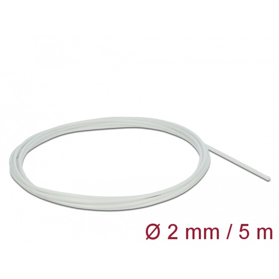 Rękaw z włókna szklanego 5 m x 2 mm biały Delock 18923