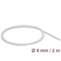 Rękaw z włókna szklanego 2 m x 4 mm biały Delock 18925